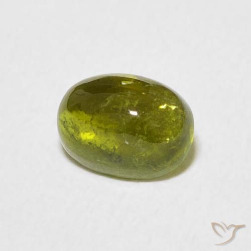 Tormalina Caldo bosco verde naturale da 0.80 ct, Ovale, Trasparente