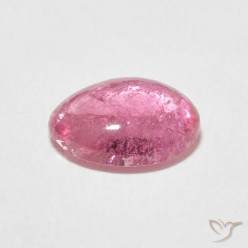 Tormalina Rosa gomma da masticare naturale da 1.86 ct, Ovale, Trasparente