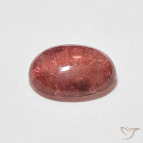 Tormalina rosa lampone naturale da 2.39 ct, Ovale, Trasparente
