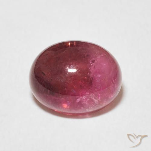 2.42ct Naturale Rosso scuro Tormalina, Ovale, Trasparente