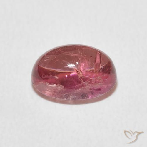 Tormalina Rosa medio naturale da 1.79 ct, Ovale, Trasparente