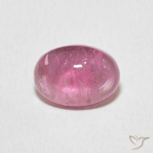 1.22ct Naturale Rosa gomma da masticare Tormalina, Ovale, Trasparente