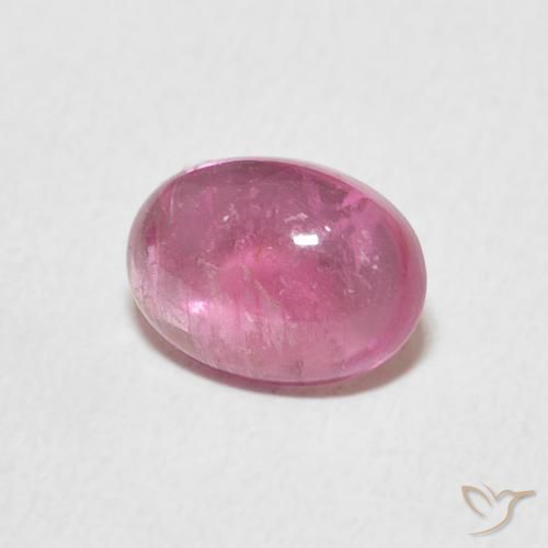 Tormalina Rosa gomma da masticare naturale da 1.22 ct, Ovale, Trasparente