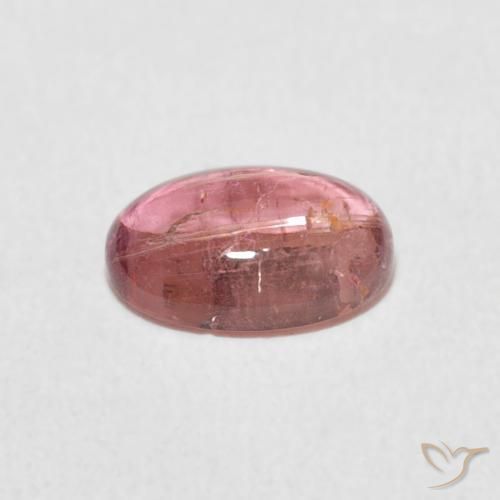 Tormalina Rosa medio naturale da 1.28 ct, Ovale, Trasparente