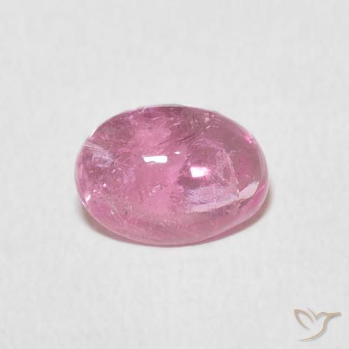 Tormalina Rosa gomma da masticare naturale da 1.14 ct, Ovale, Trasparente