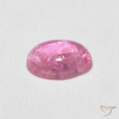 Tormalina Rosa gomma da masticare naturale da 1.14 ct, Ovale, Trasparente