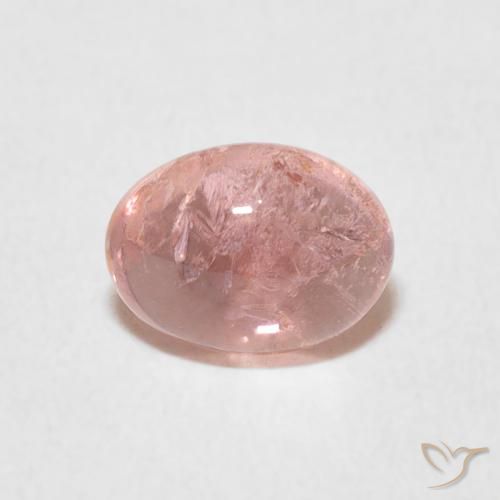 1.38ct Naturale Rosa rosa Tormalina, Ovale, Trasparente