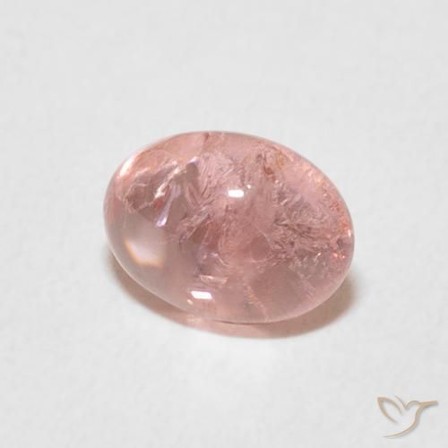 Tormalina Rosa rosa naturale da 1.38 ct, Ovale, Trasparente
