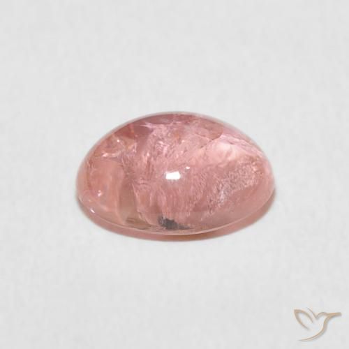 Tormalina Rosa rosa naturale da 1.38 ct, Ovale, Trasparente