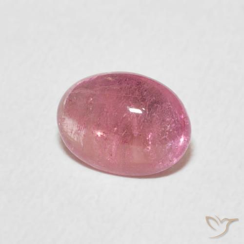 Tormalina Rosa gomma da masticare naturale da 1.23 ct, Ovale, Trasparente