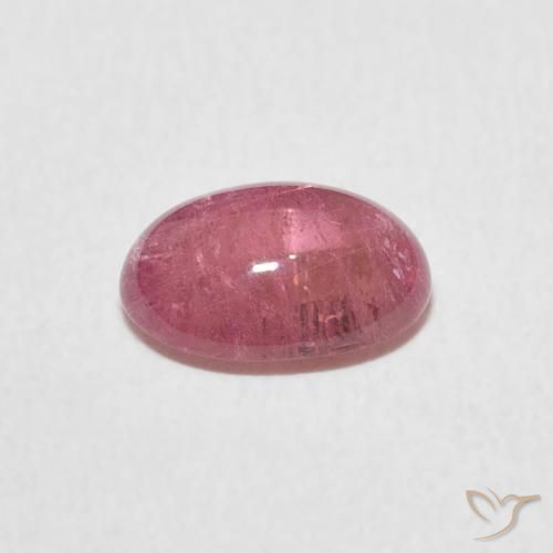 Tormalina Rosa gomma da masticare naturale da 1.23 ct, Ovale, Trasparente