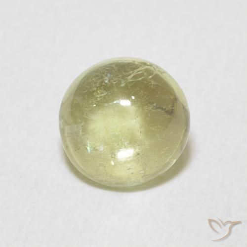 0.84ct Naturale Verde Pera Chiaro Tormalina, Rotondo, Trasparente
