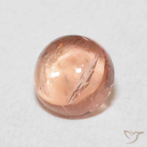 Tormalina rosa pesca naturale da 1.18 ct, Rotondo, Trasparente