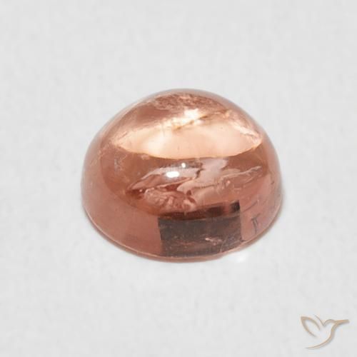 Tormalina rosa pesca naturale da 1.18 ct, Rotondo, Trasparente