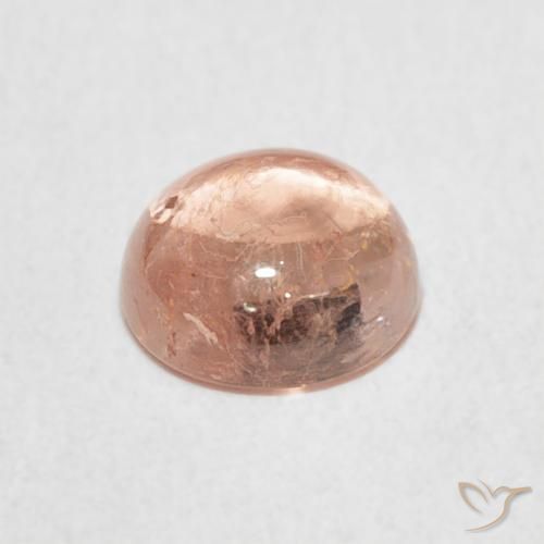 Tormalina Rosa medio naturale da 1.01 ct, Rotondo, Trasparente