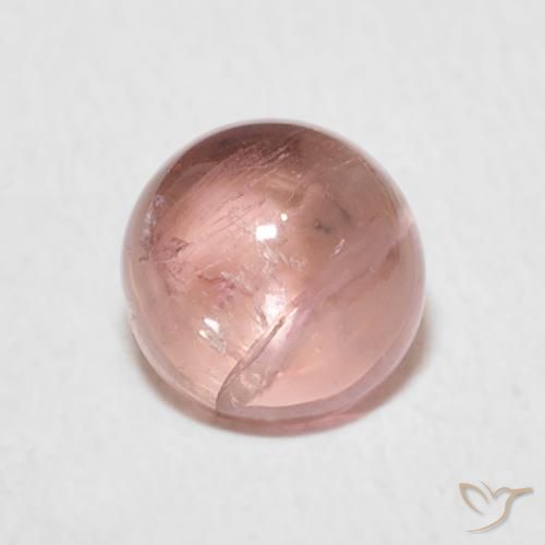 1.17ct Naturale Rosa shocking chiaro Tormalina, Rotondo, Trasparente
