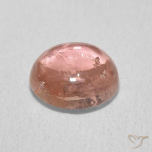 Tormalina Rosa medio naturale da 1.32 ct, Rotondo, Trasparente