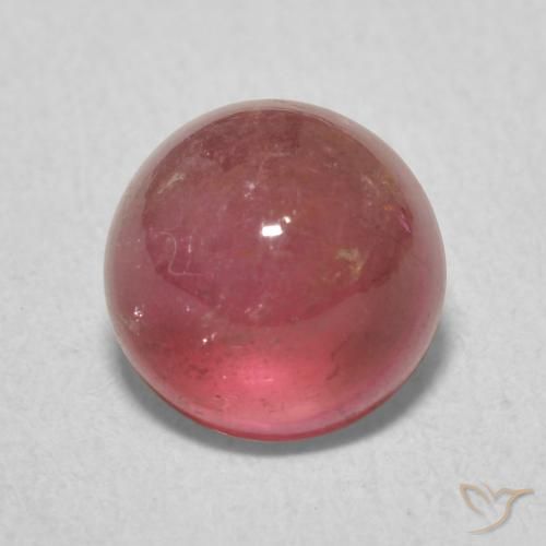 1.83ct Naturale Rosa scuro Tormalina, Rotondo, Trasparente