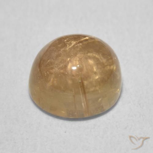 Tormalina Dorato naturale da 2.03 ct, Rotondo, Trasparente