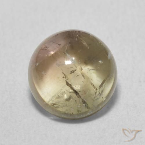 1.89ct Naturale Multicolore Tormalina, Rotondo, Trasparente