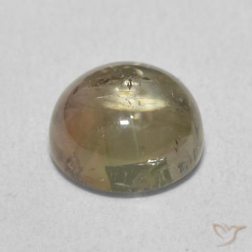 Tormalina Multicolore naturale da 1.89 ct, Rotondo, Trasparente