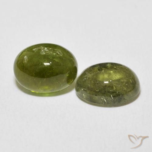 Gemme di Tormalina Verde medio naturale da 4.51 ct, Ovale, Trasparente