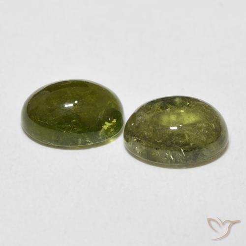 Gemme di Tormalina Verde medio naturale da 4.51 ct, Ovale, Trasparente
