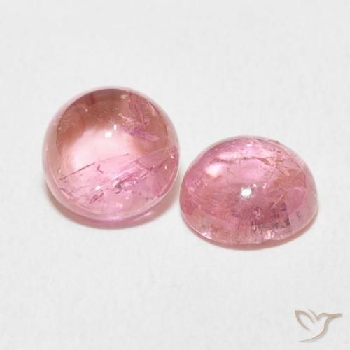 Gemme di Tormalina Tono rosa gomma da masticare naturale da 2.68 ct, Rotondo, Trasparente