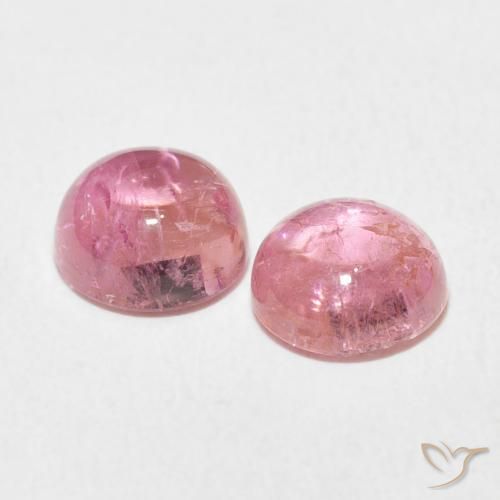 Gemme di Tormalina Tono rosa gomma da masticare naturale da 2.68 ct, Rotondo, Trasparente