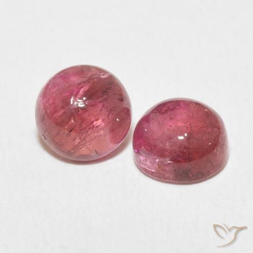 Gemme di Tormalina Punch di frutta rosso naturale da 2.69 ct, Rotondo, Trasparente