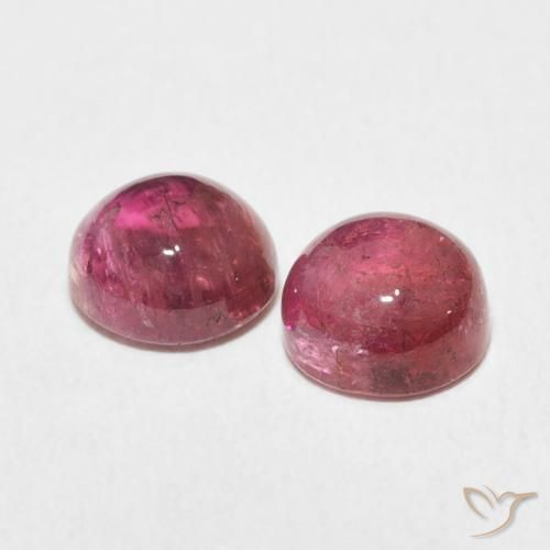Gemme di Tormalina Punch di frutta rosso naturale da 2.69 ct, Rotondo, Trasparente