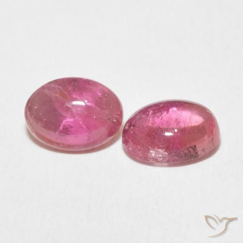 Gemme di Tormalina Punch di frutta rosso naturale da 2.85 ct, Ovale, Trasparente