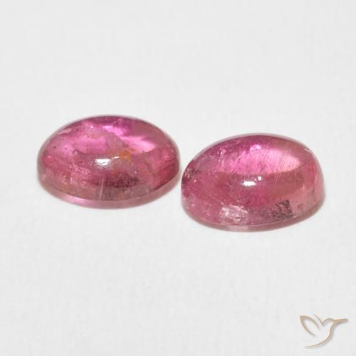 Gemme di Tormalina Punch di frutta rosso naturale da 2.85 ct, Ovale, Trasparente