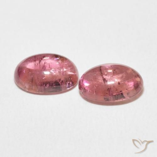 Gemme di Tormalina Rosa intenso naturale da 2.90 ct, Ovale, Trasparente
