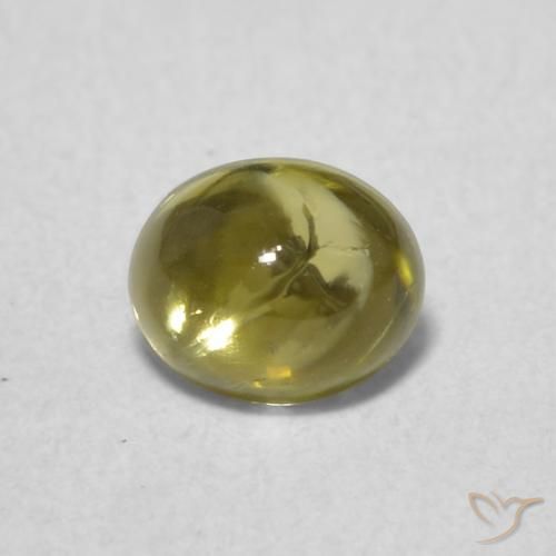 0.75ct Naturale Caldo terroso verde Tormalina, Ovale, Trasparente