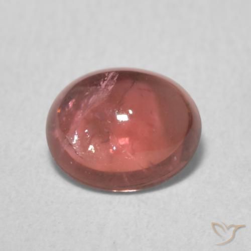 0.86ct Naturale Rosa intenso rosa Tormalina, Ovale, Trasparente