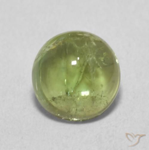 1.13ct Naturale Verde chiaro e vivace Tormalina, Rotondo, Trasparente