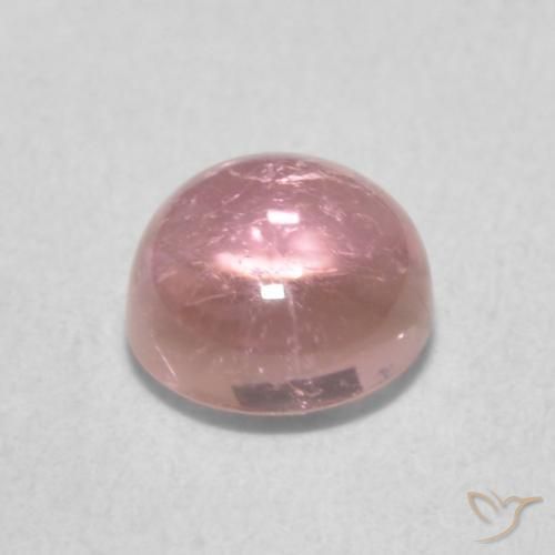 Tormalina Rosa gomma da masticare naturale da 1.03 ct, Rotondo, Trasparente