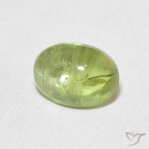 Tormalina Verde chiaro e vivace naturale da 1.57 ct, Ovale, Trasparente