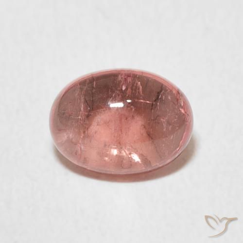 1.48ct Naturale Rosa rosa Tormalina, Ovale, Trasparente