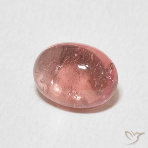 Tormalina Rosa rosa naturale da 1.48 ct, Ovale, Trasparente