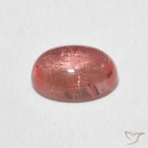 Tormalina Rosa rosa naturale da 1.48 ct, Ovale, Trasparente