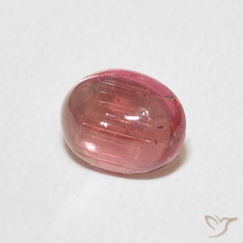 Tormalina Rosa chiaro naturale da 0.99 ct, Ovale, Trasparente