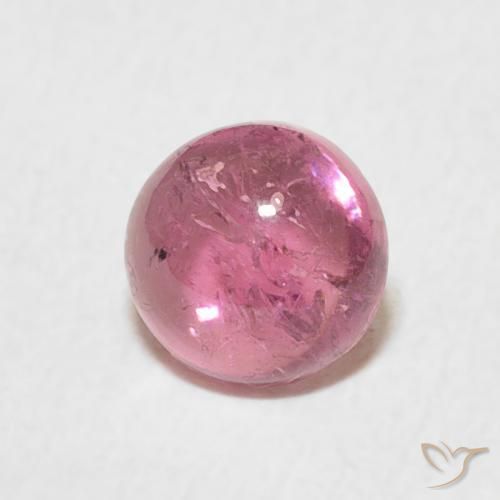 Tormalina Punch di frutta rosso naturale da 1.01 ct, Rotondo, Trasparente