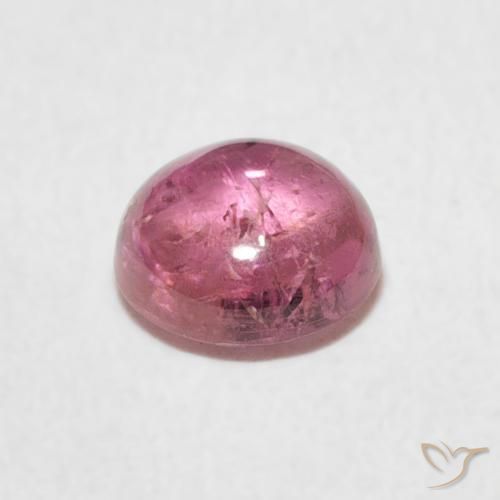 Tormalina Punch di frutta rosso naturale da 1.01 ct, Rotondo, Trasparente