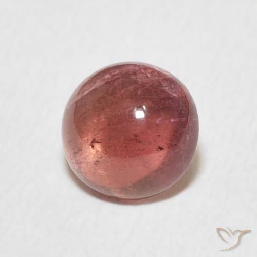 Tormalina Rosa medio naturale da 1.07 ct, Rotondo, Trasparente