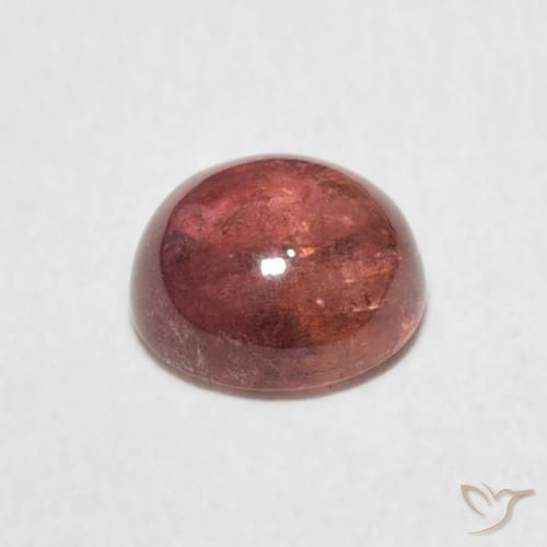Tormalina Rosa medio naturale da 1.07 ct, Rotondo, Trasparente