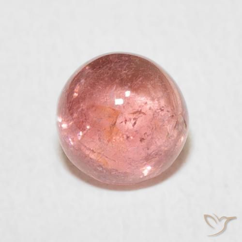 1.29ct Naturale Rosa medio Tormalina, Rotondo, Trasparente