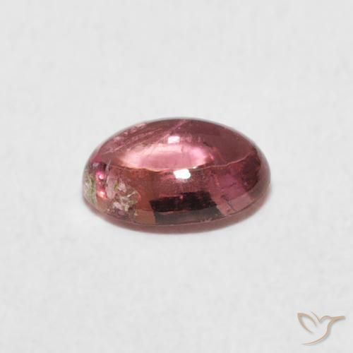 Tormalina Viola medio naturale da 0.72 ct, Ovale, Trasparente