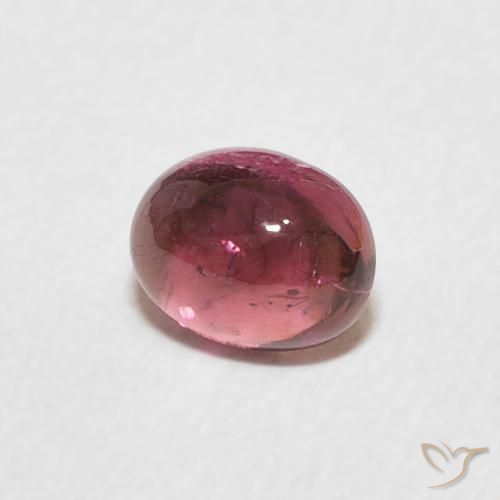 Tormalina Punch di frutta rosso naturale da 0.85 ct, Ovale, Trasparente